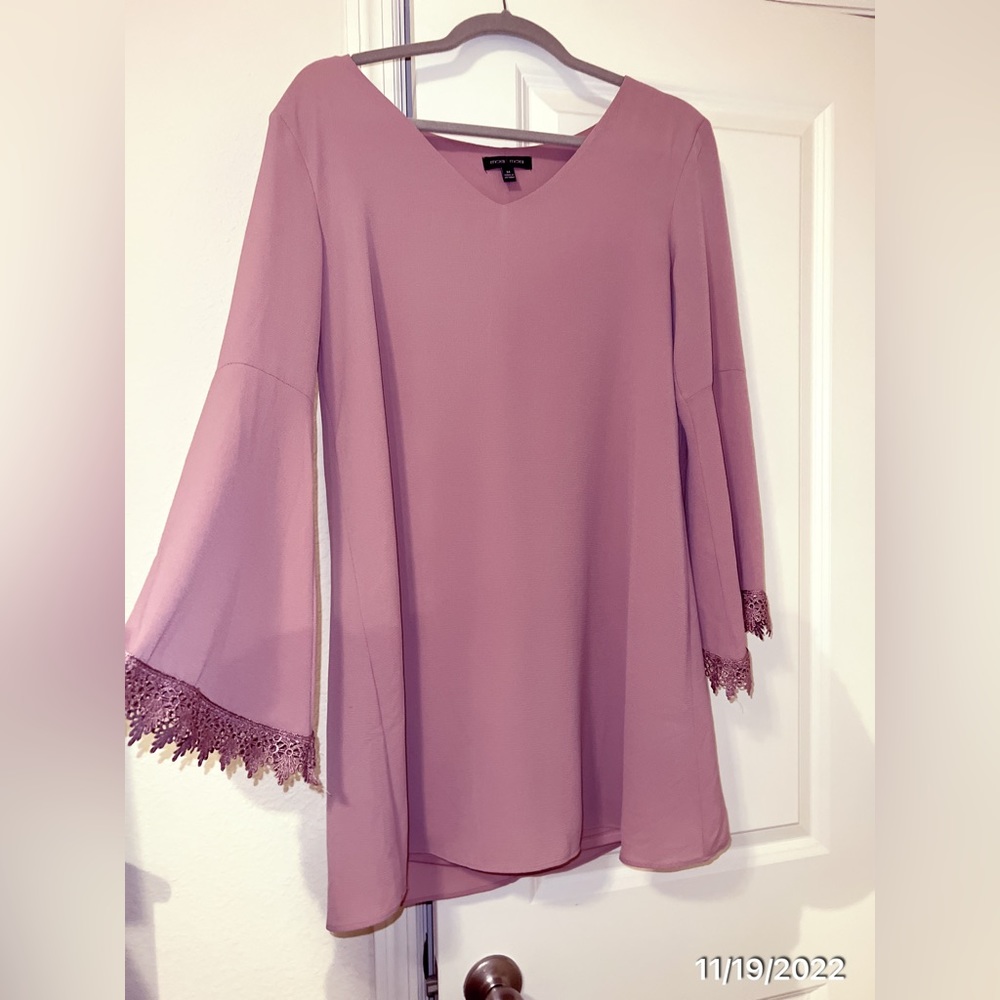 mauve dress